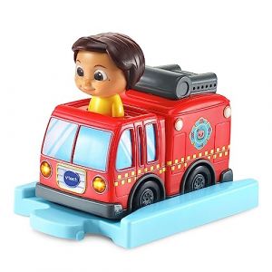 Vtech TUT Baby Flitzer CoComelon Ninas 80-561304 Camion de Pompiers avec Rail