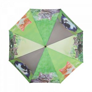 Parapluie chats - Multicolore - D 120 x H 95 cm