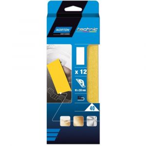 Norton clipper Patins pour Cale à Poncer L.230xl.93mm Grain 40