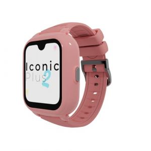 SaveFamily Iconic Plus 2 4G GPS WiFi 1.78" Full HD Tactile Rose Taille Unique Étanche IP67 SOS