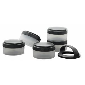 Bresser Lot de 5 récipients empliables pour accessoires
