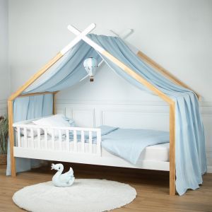 Image de Sevira Kids Ciel de lit cabane gaze coton jeanne