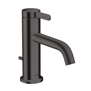 Axor Mitigeur de lavabo ONE 70 avec tirette et vidage noir Chromé brossé Réf. 48000340