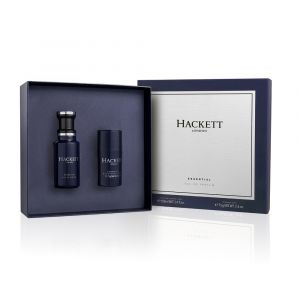 Hackett HKT ESSENTIAL Gift Set EDP 100ml + Deo Stick 75gr COFFRET EAU DE PARFUM DEODORANT STICK 1 unité