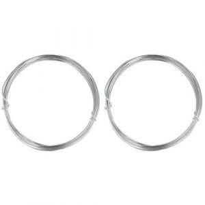 Artémio 2 fils en aluminium à tricotin - 1,5 mm x 5 m