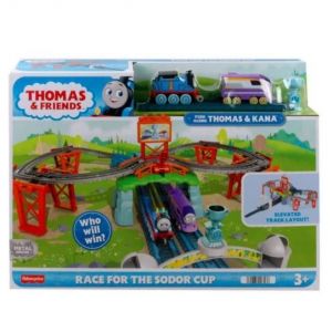 Fisher-Price Tom and Friends Track Set Sodor Cup Race - 0194735043576