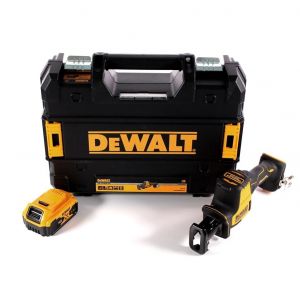 Dewalt DCS 369 NT Scie sabre sans fil 18 V + 1x batterie 4,0 Ah + TSTAK - sans chargeur