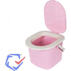 Image de BranQ Toilettes touristique seau 15,5l rose