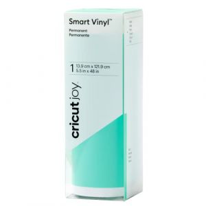 Cricut Joy Smart Rouleau de vinyle autocollant permanent | Menthe (mat) | 1,2 m | Pour une utilisation Joy 2009840, Vert