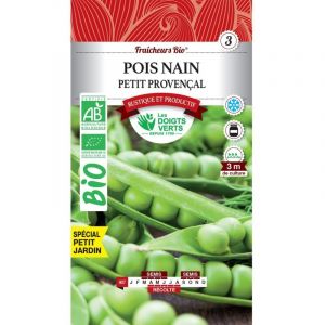 Les doigts verts Graines Pois nain Petit Proven&ccedil;al BIO 100g