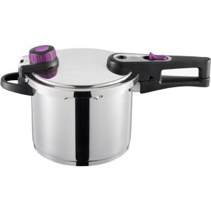 Autocuiseur - Induction - GSW - SYSTEM PLUS - 6 L - &Oslash; 22 cm - Acier inoxydable massif 18/10 - Panier et support inclus