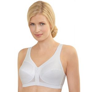 Glamorise Soutien-gorge MagicLift sp&eacute;cial dos ouverture devant #1265, Blanc, 115E