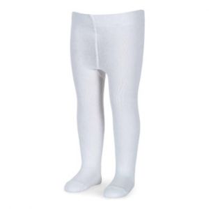 Sterntaler Collants enfant coton uni blanc - Taille 80 (12 mois)