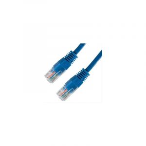 Nano cable Cordon de raccordement r&eacute;seau rj45 cat.6 utp awg24,1m bleu