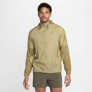 Image de Nike Trail Aireez Men's Running Jac NEUTRAL OLIVE/NEUTRAL OLIVE/BLACK, pointure Small - ['Marron'] - Taille Small