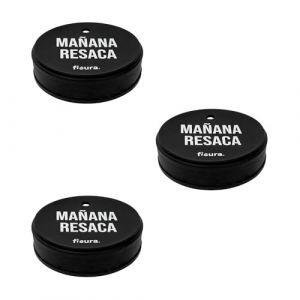 Fisura Lot de 3 couvercles anti-drogue "Matin gueule de bois" - Protecteur de boisson original - Couvercle réutilisable - Protection de gobelet anti-déversement en silicone - 3 pièces