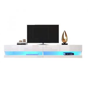 Canap&eacute; droit 2 places avec 2 coussins, dossier moelleux, poches lat&eacute;rales, pieds bois, Adapt&eacute; aux petits espaces, boucl&eacute; vert