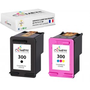 2 Cartouc s compatibles HP 300 Noir+Couleur Neuf