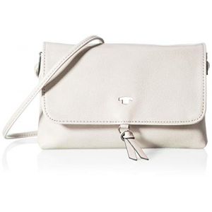 Tom Tailor Luna, Sac &agrave; l'&eacute;paule Femme, Blanc, 20x2x12,5