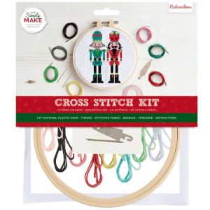 Docrafts Kit point de croix Noël - Casse-noisettes - 1 pce