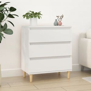 VidaXL 823040 Buffet Blanc 60x35x70 cm Bois d'ingénierie