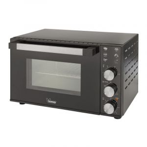 Bimar Four &eacute;lectrique ventil&eacute; 3Ol. Auto-nettoyage - Noir - 50 x 31,5 x 40 cm