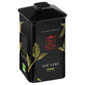 Thés de la pagode Prestige carré Thé vert jasmin 100g