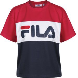FILA Allison T-shirt Femmes rouge bleu T. S