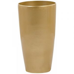 Beliani Pot de fleurs doré ?32 cm TSERIA