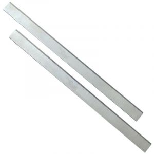 Image de Diamwood 2 x Fers de Rechange pour Raboteuse ou Dégauchisseuse - Lames de Rabot Réaffutables - 400 x 30 x 3 mm - Outil de Travail du Bois Dur ou