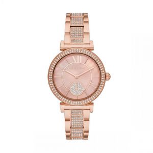 Michael Kors Montre femme Montres MK4617 - Bracelet Acier Dor&eacute; rose