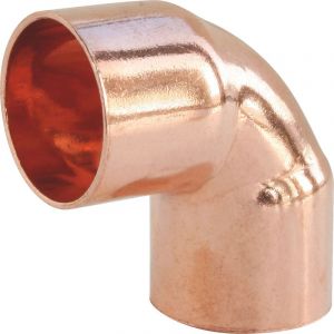 Somatherm Coude petit rayon à souder embouts femelles angle 90° pour tube cuivre Ø18 lot de 2