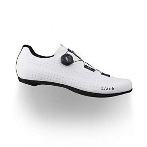 Fizik R4 Overcurve, Chaussures de vélo Homme, Blanc et Noir, 42 EU