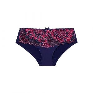 PLAYTEX Culotte Femme Midi Flower Elegance Confortable x1, Pink Dhalia, 50