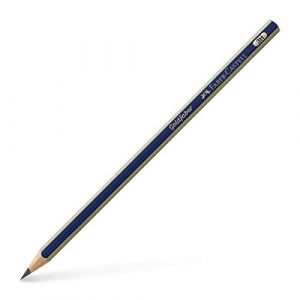Faber-Castell 112513 - Crayon graphite Goldfaber 1221 - 3h - Paquet 12 pièces