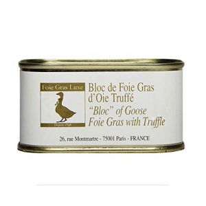 Bloc de Foie Gras d'oie Artisanal truffé - Foie Gras Luxe – Landes - Aux Truffes, à toaster - sans additifs sans ogm (200g)