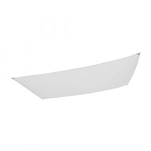 AKTIVE 61018 Voile d'ombrage rectangulaire avec Protection UV50 Blanc 200 x 300 cm
