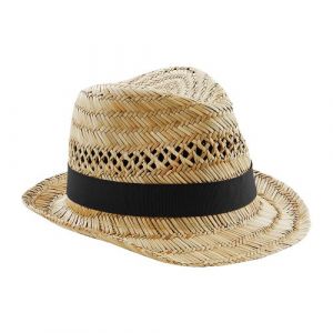 Beechfield - Chapeau trilby en paille - Adulte unisexe (L/XL) (Naturel) - UTRW4082