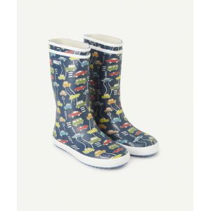 Aigle Bottes lolly pop garçon à motif voitures - 29 - Taille 29