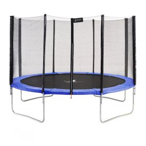 Kangui Trampoline rond Bleu Ø430cm avec filet de protection