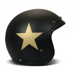 Dmd Casques Jet Vintage Star Gold