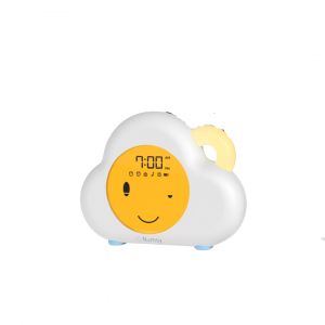 Numsy - Lou Sleep Trainer Kids - Réveil enfant avec veilleuse - LED - 16 x 11 x 4 cm - 5W - Cloud