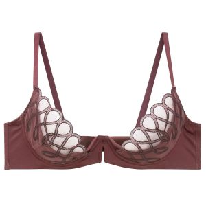 Pomm'Poire Soutien-gorge corbeille bordeaux Anthologie