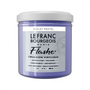 Lefranc & bourgeois Peinture Flashe vinylique - Violet pastel n&deg;785 - 125 ml -