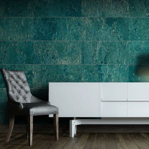 Artgeist Papier Peint "Blue Stones" 50x1000cm
