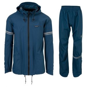 Agu Essential Original Impermeable Homme et Femme, 100% Polyester Recyclé, Etanche, Unisex - Blue - S