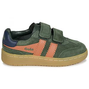 Gola Baskets basses enfant VIPER STRAP Kaki - Taille 26,27,28,29,30,31,32,33,34,35