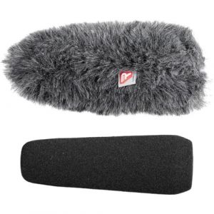 Rycote 055205 12 cm 19/22 Standard Hole SGM Mousse et coupe-vent Gris