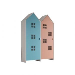 Combinaison D'armoires 2 Parties Casami Bruges bleu rose