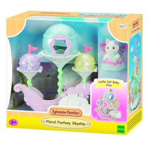Epoch Le Bateau Floral - 1 Figurine Incluse - Plongez dans l'univers de la Famille Sylv - Figurines Miniatures - Jouet Enfant 3 Ans et + - 5827